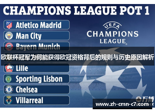 欧联杯冠军为何能获得欧冠资格背后的规则与历史原因解析